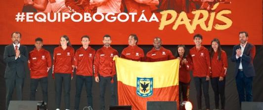 Deportistas bogotanos para Olímpicos para París. / Foto: IDRD. 