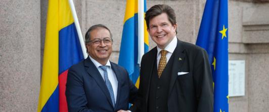 Así avanza la agenda internacional del presidente Gustavo Petro en Suecia y Suiza