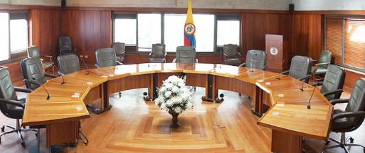 Sede de la Corte Constitucional en Bogotá, Colombia.