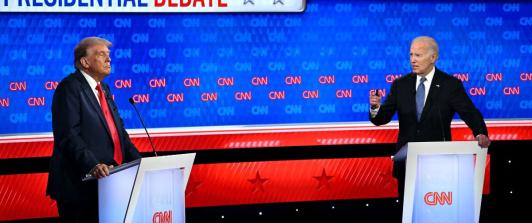 Debate Trump y Biden