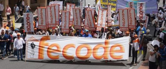 Puntos de concentración de marchas de Fecode. / Foto: Fecode.