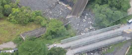 MinsTransporte sobre vías frente al Fenómeno de la niña. / Foto: MinTransporte.
