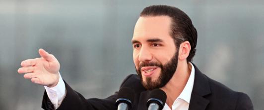 Nayib Bukele comienza un segundo gobierno en El Salvador. / Foto: AFP.
