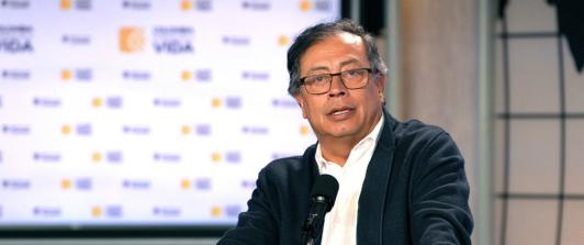 Gustavo Petro sobre el futuro de la UNGRD. / Foto: AFP.