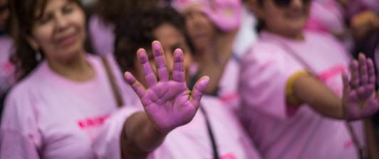 Bogotá toma medidas en contra de los feminicidios. / Foto: AFP.