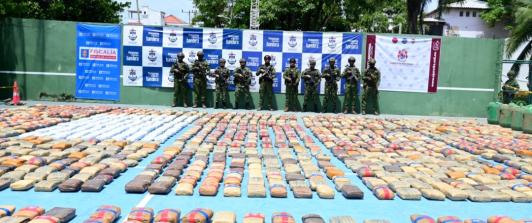 Cargamento del Clan del Golfo. / Foto: X FNC_ArmadaCol.