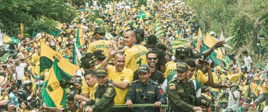 Se entregó hincha que robó medalla a jugador de Bucaramanga. / Foto: X ABucaramanga.