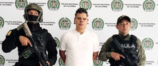 Captura de máximo cabecilla del Tren de Aragua. / Foto: Policía de Colombia.