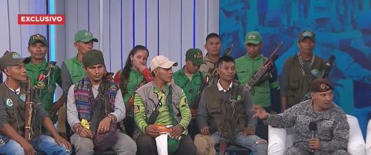 Guardia Indígena en entrevista en RTVC Noticias