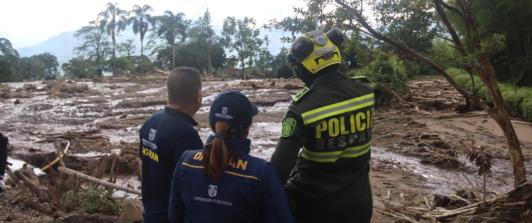 Balance de lluvias y derrumbes en Antioquia. / Foto: X DagranAntioquia.