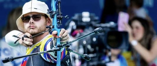 Santiago Arcila, arquero colombiano con mejor participación de tiro con arco en París 2024