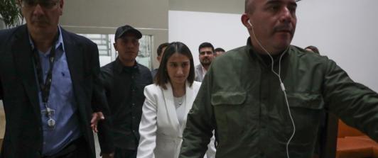 Escolta de Laura Sarabia terminó herido. / Foto: AFP.
