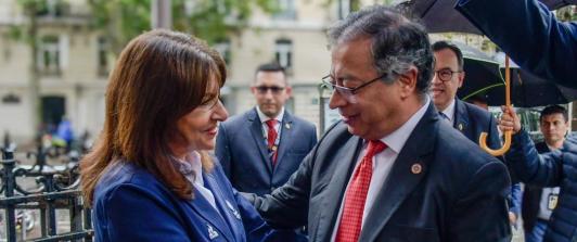 Presidente Gustavo Petro se reunió con la alcaldesa de París, Anne Hidalgo: esto fue lo que hablaron