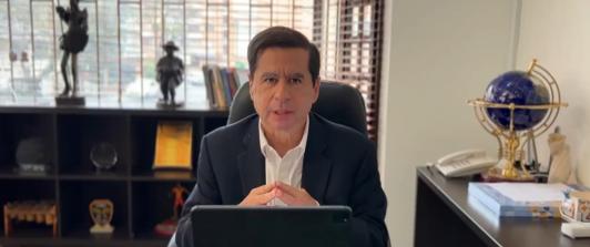 Juan Fernando Cristo. Captura de pantalla tomada de X: @CristoBustos.