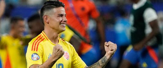 James Rodríguez fue elegido como el mejor jugador de la Copa América 2024