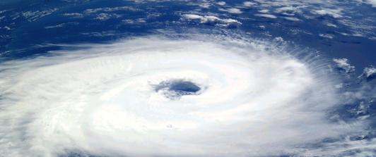Huracán Beryl por el mar Caribe. / Foto: Pixabay.