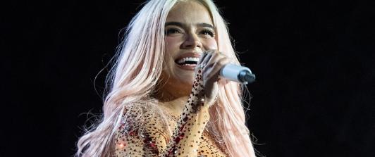 Último concierto de Karol G con el tour 'Mañana será bonito'. / Foto: AFP.