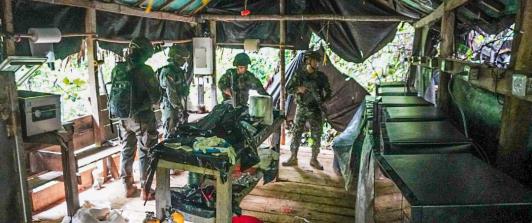 Colombia bajó casillas en el índice de mercados criminales. / Foto: MinDefensa.