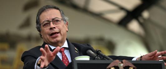 Presidente Petro revela reforma económica como “propuesta confidencial” al el ELN tras señalamientos. / Foto: AFP.