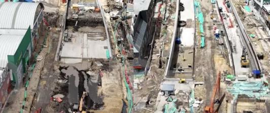 Obras del deprimido de la calle 72