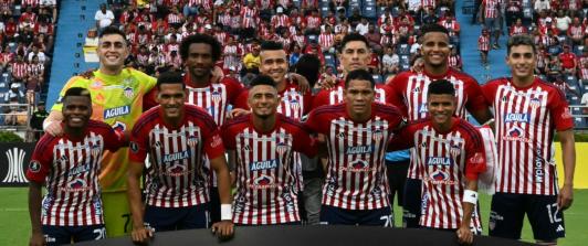 Junior se enfrenta a Colo Colo en Libertadores. / Foto: AFP.