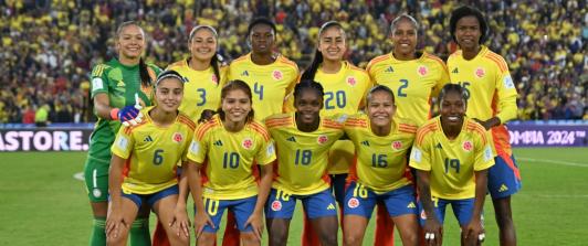 Colombia Femenina se prepara para el juego contra Camerún en el Mundial Sub-20. / Foto: AFP.