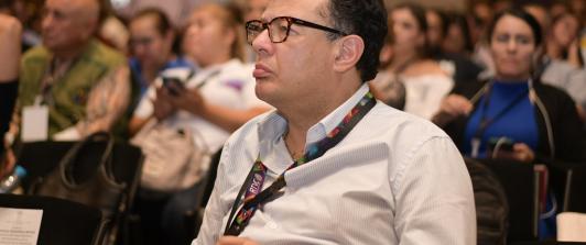 Gerente de RTVC, Hollman Morris, en Congreso de Medios Alternativos