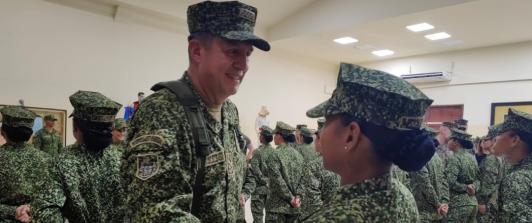 Almirante Francisco Cubides destaca logros para las Fuerzas Militares. / Foto: X COMANDANTE_ARC.