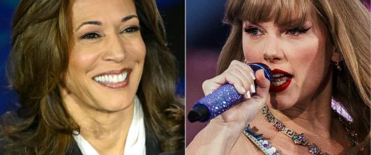 Taylor Swift anunció su voto por Kamala Harris en elecciones de EE.UU. / Foto: AFP.