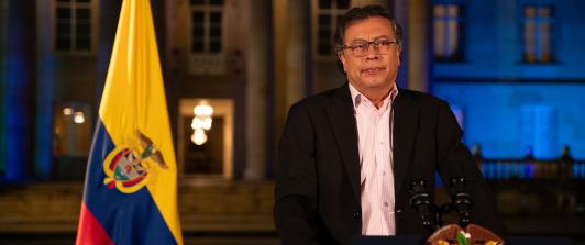 Presidente Petro informa al cuerpo diplomático sobre el golpe de Estado en Colombia y lo que "vendrá en los próximos meses"