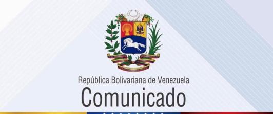 Comunicado de Venezuela