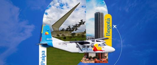 Bogotá-Paipa en 25 minutos: Satena inaugura nueva ruta aérea 
