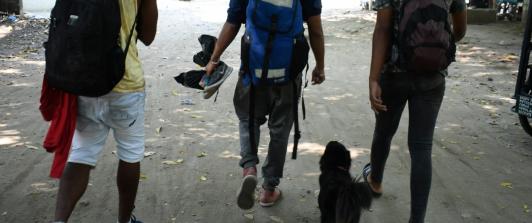 Migrantes en la Unión Europea. / Foto: AFP.