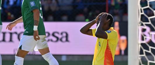 Perdió Colombia contra Bolivia. / Foto: AFP.