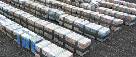Armada de Colombia lidera incautación de 225 toneladas de cocaína