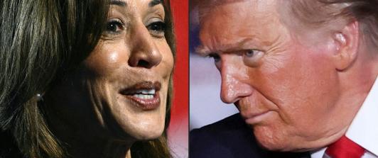 Kamala Harriss y Donald Trump