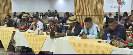 Comunidades indígenas de Risaralda entregan pliego de peticiones