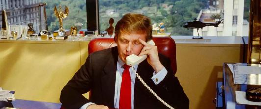 Presidente Donald Trump en la Torre Trump