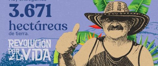 Entrega de tierras en Tarazá, Antioquia