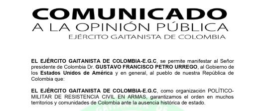 comunicado AGC