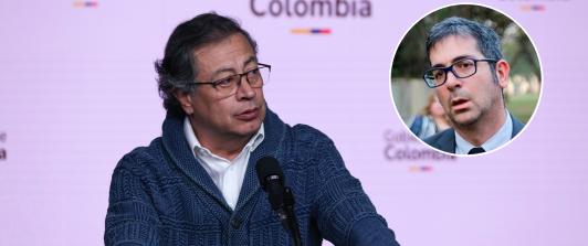 Presidente Gustavo Petro y exfiscal Marcelo Pecci