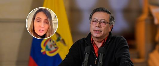 Presidente Petro y la senadora Valencia