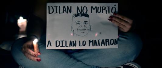 Muerte de Dilan Cruz en el estallido social. / Foto: AFP.