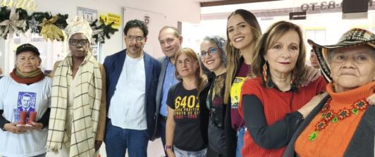 Madres de Soacha e Iván Cepeda radican denuncia. / Foto: Iván Cepeda.
