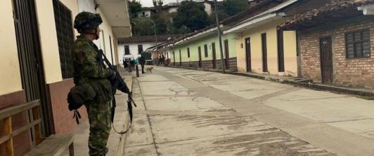Ataque en El Plateado, Cauca. / Foto: Ejército.