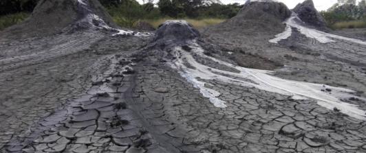 Volcán de lodo en Antioquia. / Foto: Servicio Geológico Colombiano.