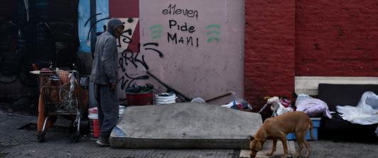 La crisis de los “sin techo” en Buenos Aires