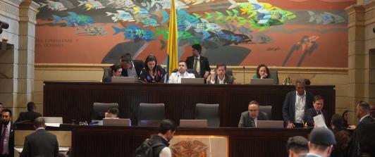 Cámara de Representantes tras aprobar la reforma al SGP