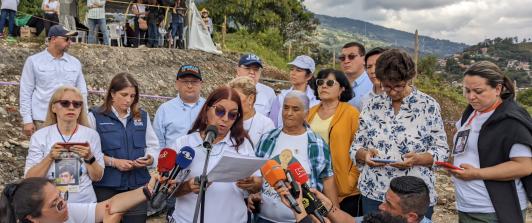 "Sí sucedió, si hay crímenes, lo que vemos acá son escenas de delitos", presidente de la JEP sobre hallazgos en La Escombrera