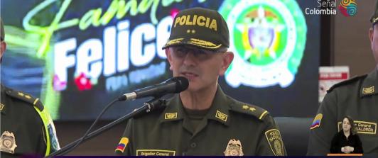 Homicidios en Colombia bajaron 52% durante Nochebuena 2024